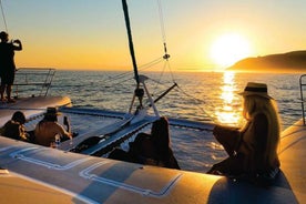 Lisbon: Sunset and Wine Luxury Catamaran Cruise