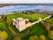 Photo of aerial view of Portchester Castle in Hampshire, England.