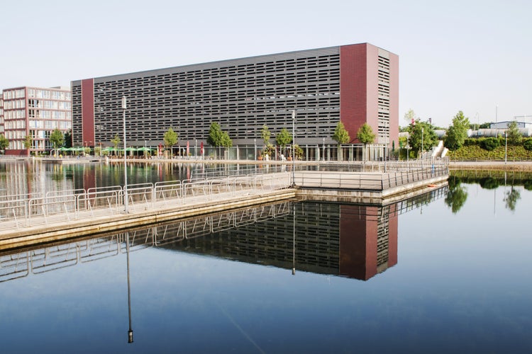 Photo of Inner harbor Duisburg, Germany .