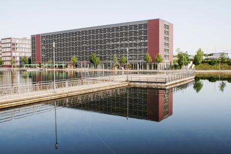 Photo of Inner harbor Duisburg, Germany .