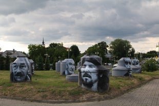 Photo of the beautiful old square in Rzeszow, Poland.