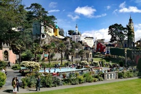 Frá Llandudno: Portmeirion, Snowdonia og Kastalaferð