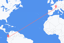 Quito a Lyon