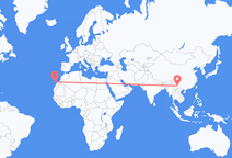 Flights from Kunming to Las Palmas