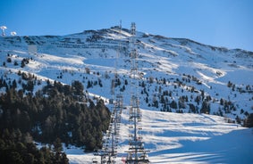 photo of panoramic view of Bormio town in Italy.