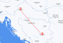 Flights from Zagreb to Sarajevo