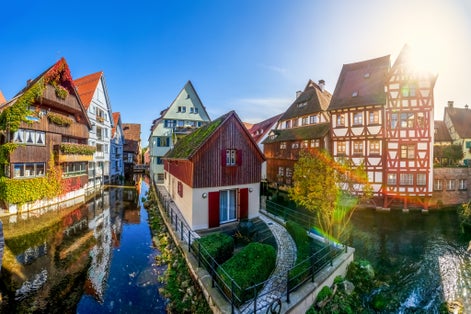 photo of view of Fishing district, Ulm, Baden-Württemberg, Germany.