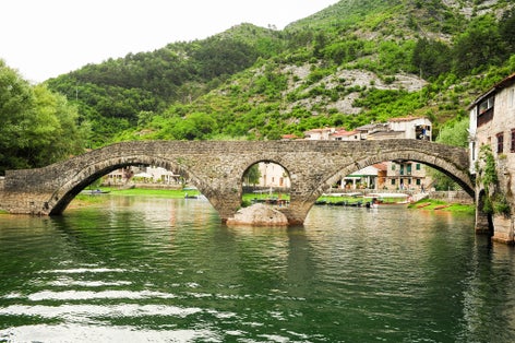 Photo of Crnojevića bridge Rijeka, Croatia.