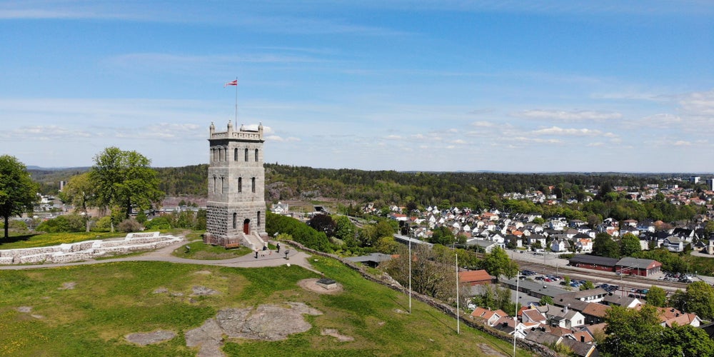 photo of Slottsfjellet Tønsberg in Norway, Europa.