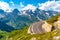 photo of  view of Grossglockner High Alpine Road, German: Gro Rauris Austria.ssglockner-Hochalpenstrasse. High mountain pass road in Austrian Alps, Austria.,