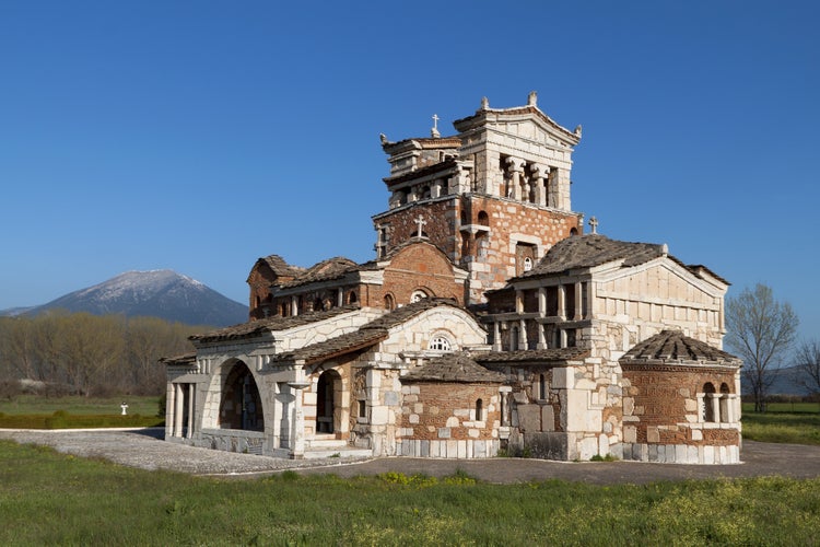 Photo of Temple of Agia Foteini near ancient Manteinia at Tripoli, Greece.