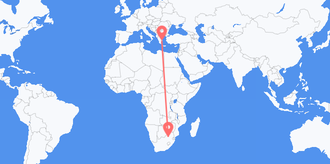 Flüge von Südafrika nach Griechenland