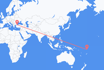 Flights from Funafuti to Istanbul