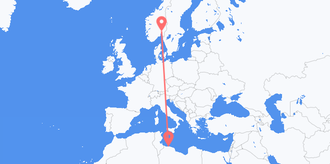 Libya to Norway