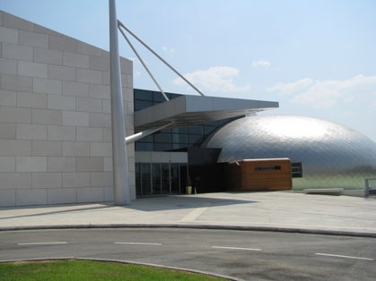 photo of Archaeological Museum of Patras from the back, Patras, Greece.