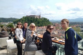 Spaziergang mit Speisen und Wein durch Ljubljana