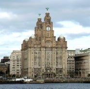 Photo of aerial view of Liverpool ,England.