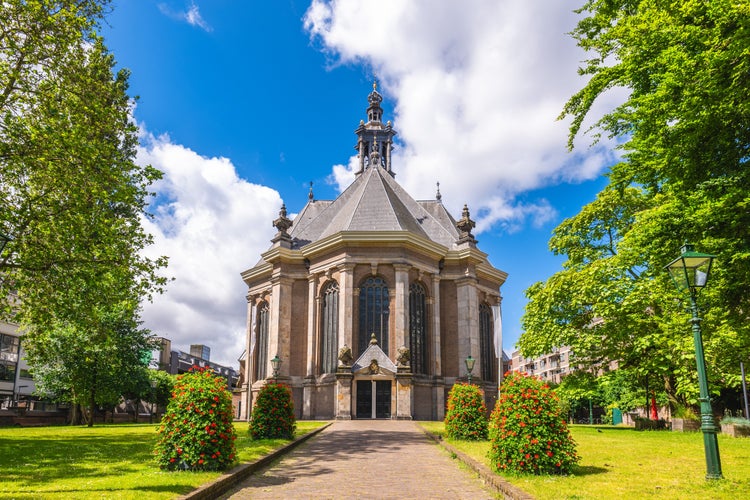 The Nieuwe Kerk, New Church, a Dutch Baroque Protestant church in The Hague, Netherlands