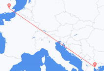 Flyrejser fra Thessaloniki til London