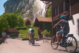 Interlaken: Dalurinn með 72 fossum & Lauterbrunnen Rafhjólaleiðangur