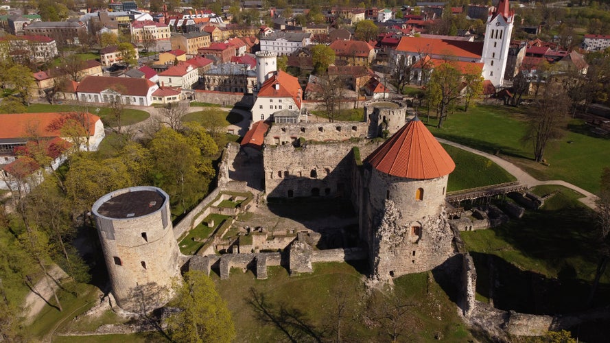 Cēsis Castle (German: Schloß Wenden) is one of the most iconic and best preserved medieval castles in Latvia.