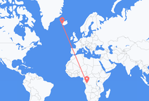 Flights from Kinshasa to Reykjavík