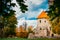 photo of old castle ruins in cesis, town in Latvia.