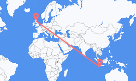 Christmas Island to Scotland