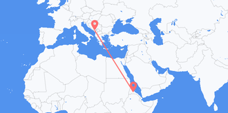 Eritrea to Montenegro