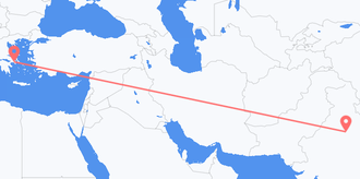 Flug frá Indlandi til Grikklands