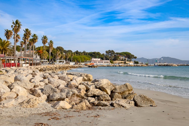 la Ciotat city beach in France