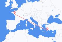 로즈 출발, 낭트 도착 항공편