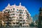 Photo of La Pedrera House facade in Barcelona, Spain.