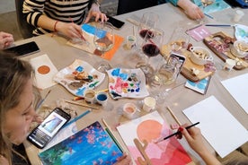 Art Class and Wine Tasting Alicante Experience