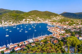 Excursion en bus et croisière sur l'île d'Ithaca - Arrêt de baignade à la plage de Gidaki