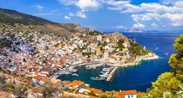 Guesthouses in Hydra, Greece