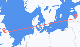 Flüge von Lettland nach England