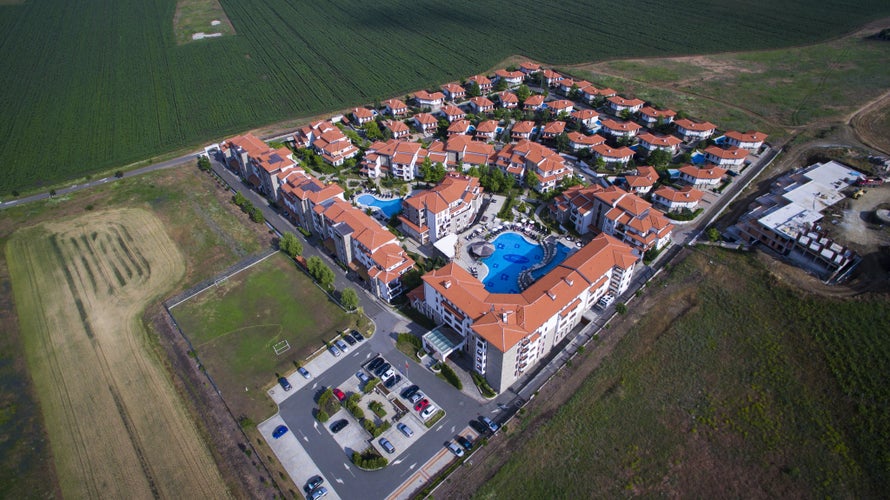 Aerial view of Aheloy, Bulgaria