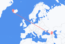 Flights from Tbilisi to Reykjavík