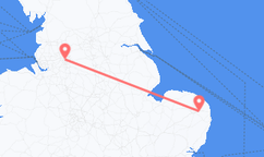 Train tickets from Brundall to Manchester