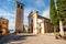 Photo of Cathedral of the Assumption of the Blessed Virgin Mary with clock tower in Pula city in Croatia.