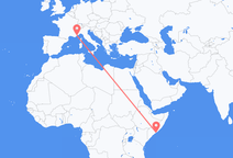 Mogadishu to Nice