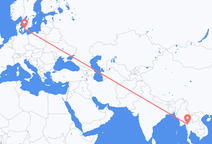 Voli dal distretto di Mae Sot a Copenaghen