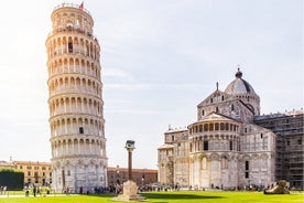 Getimede toegang tot de scheve toren van Pisa en de kathedraal