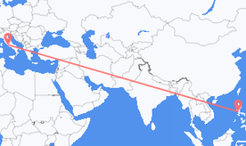 Flights from Italy to the Philippines