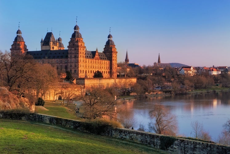 photo of view of Johannisburg palace in Aschaffenburg near Frankfurt, Germany