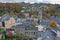 Photo of the market town of Tavistock in south Devon in autumn in UK.