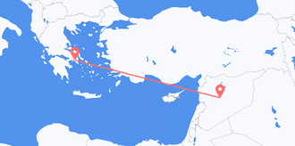 Flüge von Syrien nach Griechenland