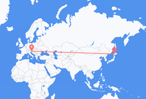 Sapporo to Ljubljana