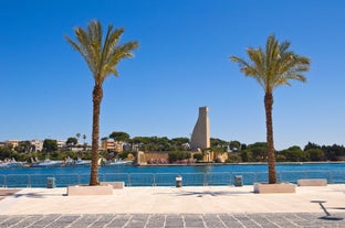 Photo of Scenic sight in Polignano a Mare, Bari Province, Apulia (Puglia), southern Italy.